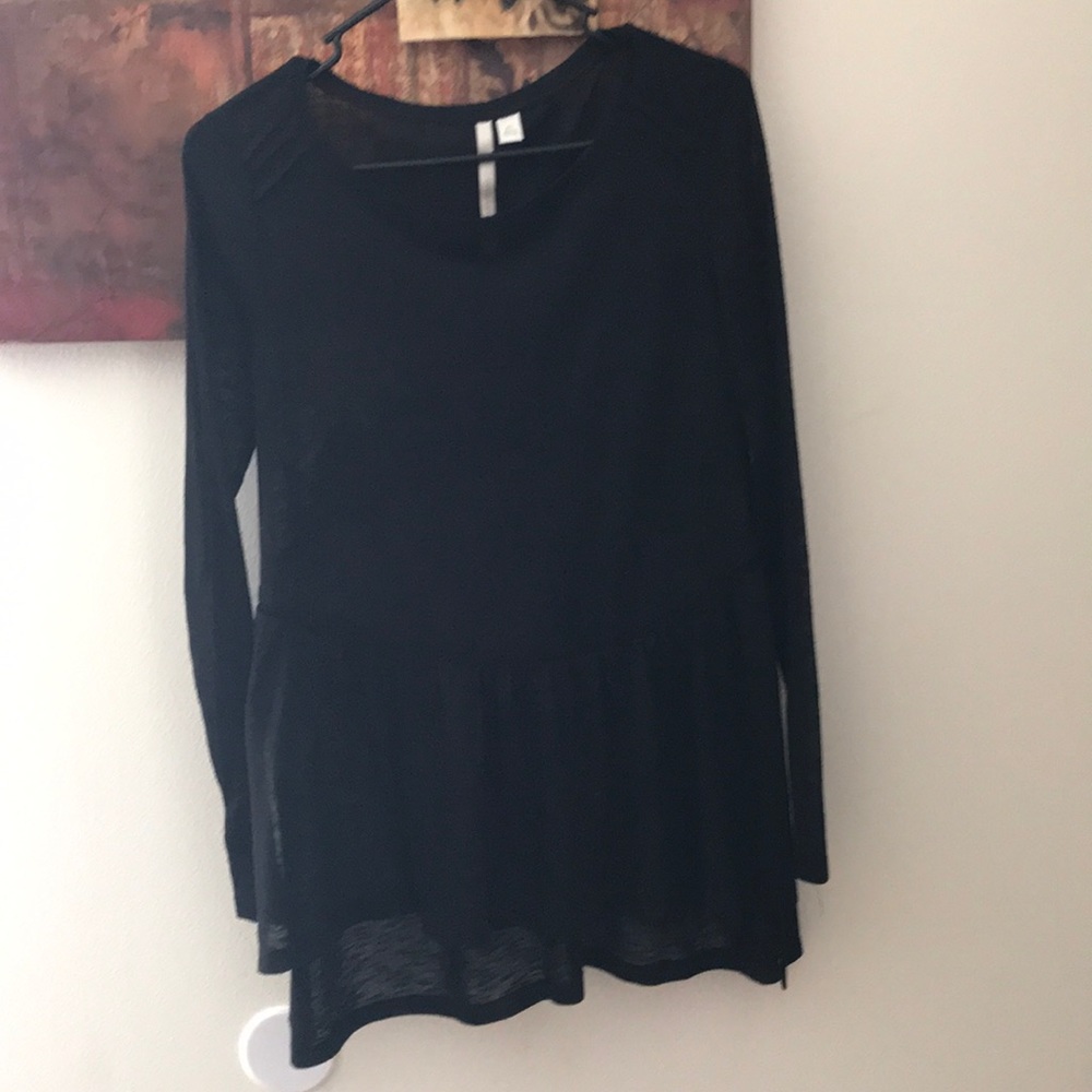 Black long sleeve shirt